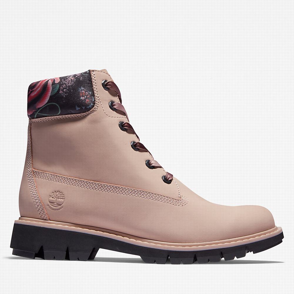 Timberland Lucia Way 6 Inch Bot Kadın Açık Pembe | TR-6318W