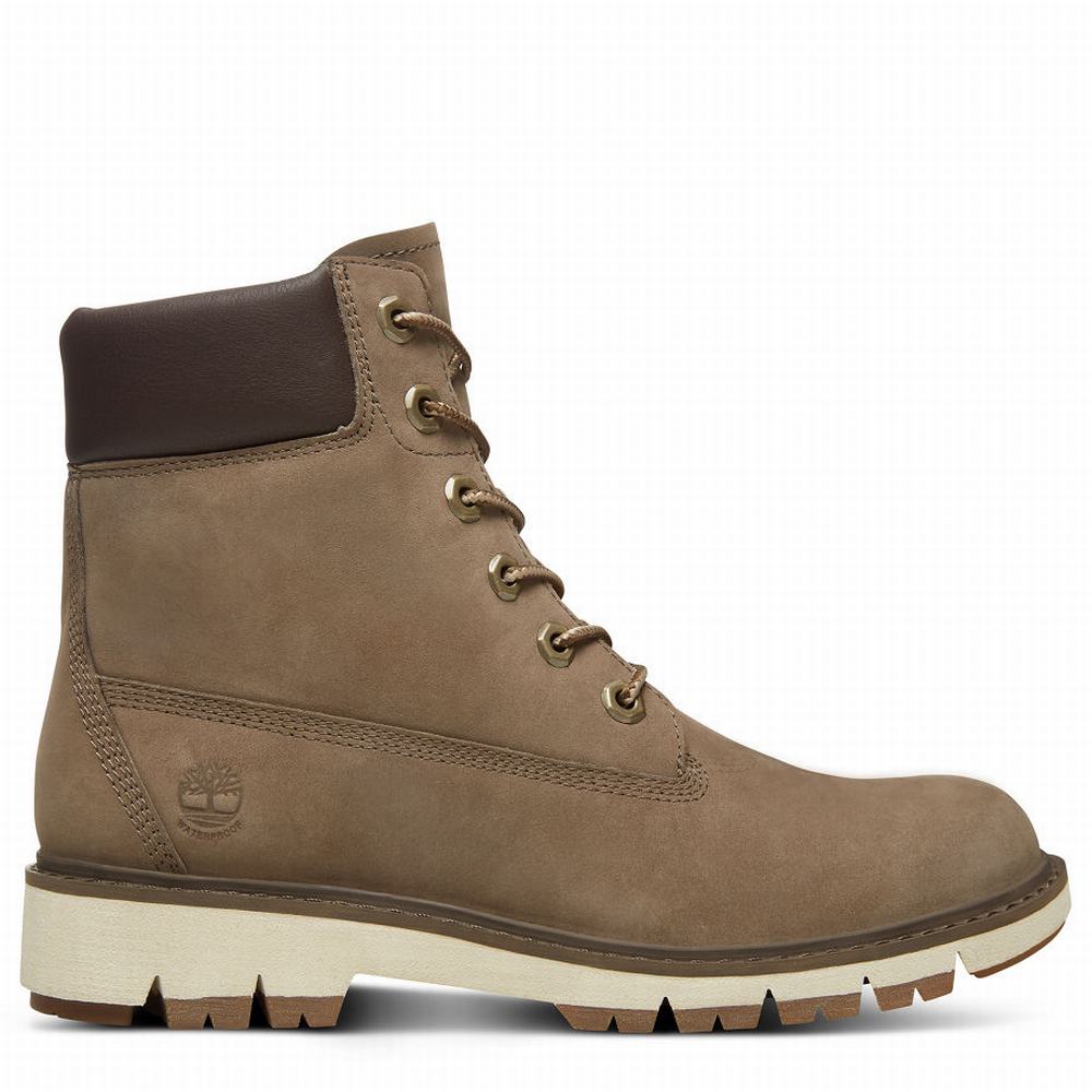 Timberland Lucia Way 6 Inch Bot Kadın Greige | TR-0296E