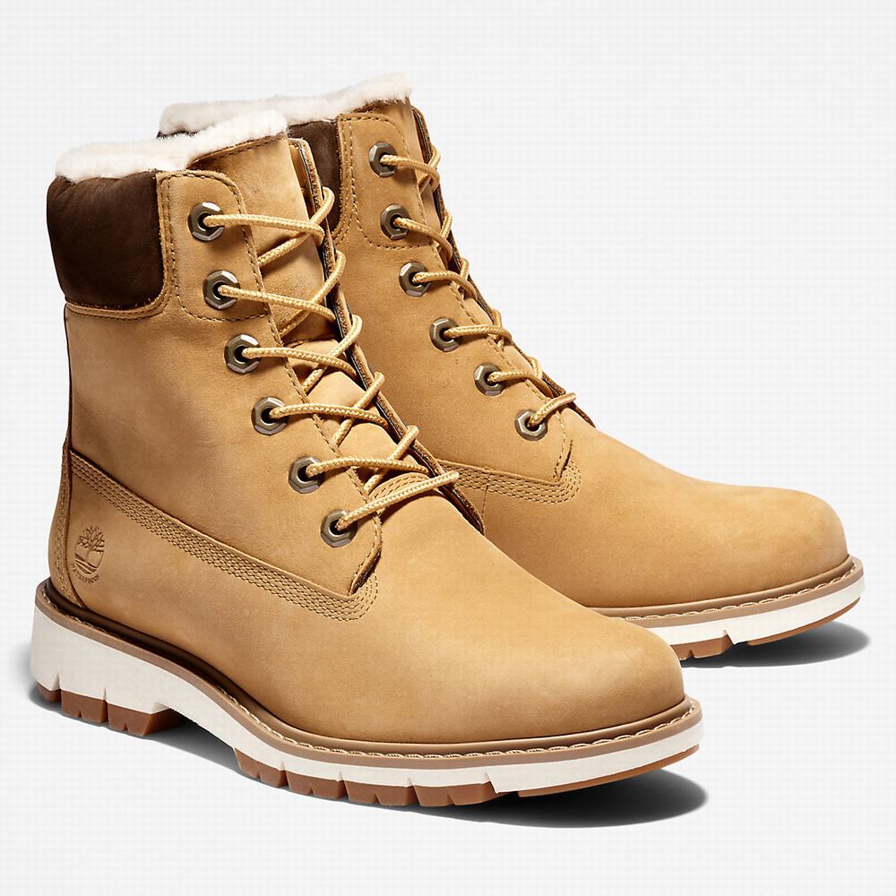 Timberland Lucia Way Astar Bot Kadın Sarı | TR-7843B