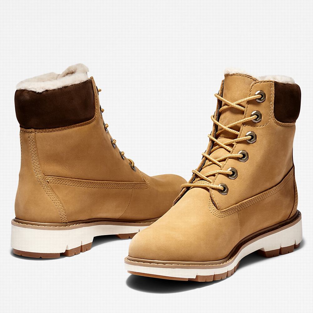 Timberland Lucia Way Astar Bot Kadın Sarı | TR-7843B