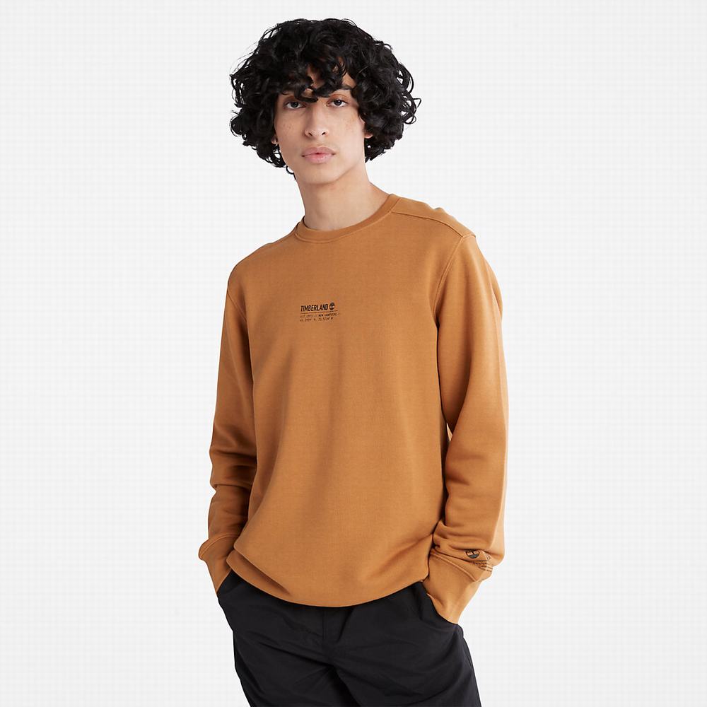 Timberland Luxe Konfor Essentials Raglan Refibra™ Tişörtü Erkek Açık Kahverengi | TR-8154S