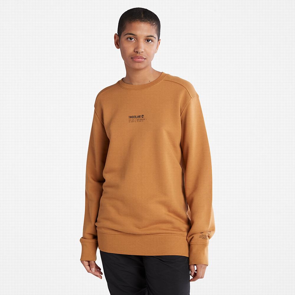 Timberland Luxe Konfor Essentials Raglan Refibra™ Tişörtü Erkek Açık Kahverengi | TR-8154S