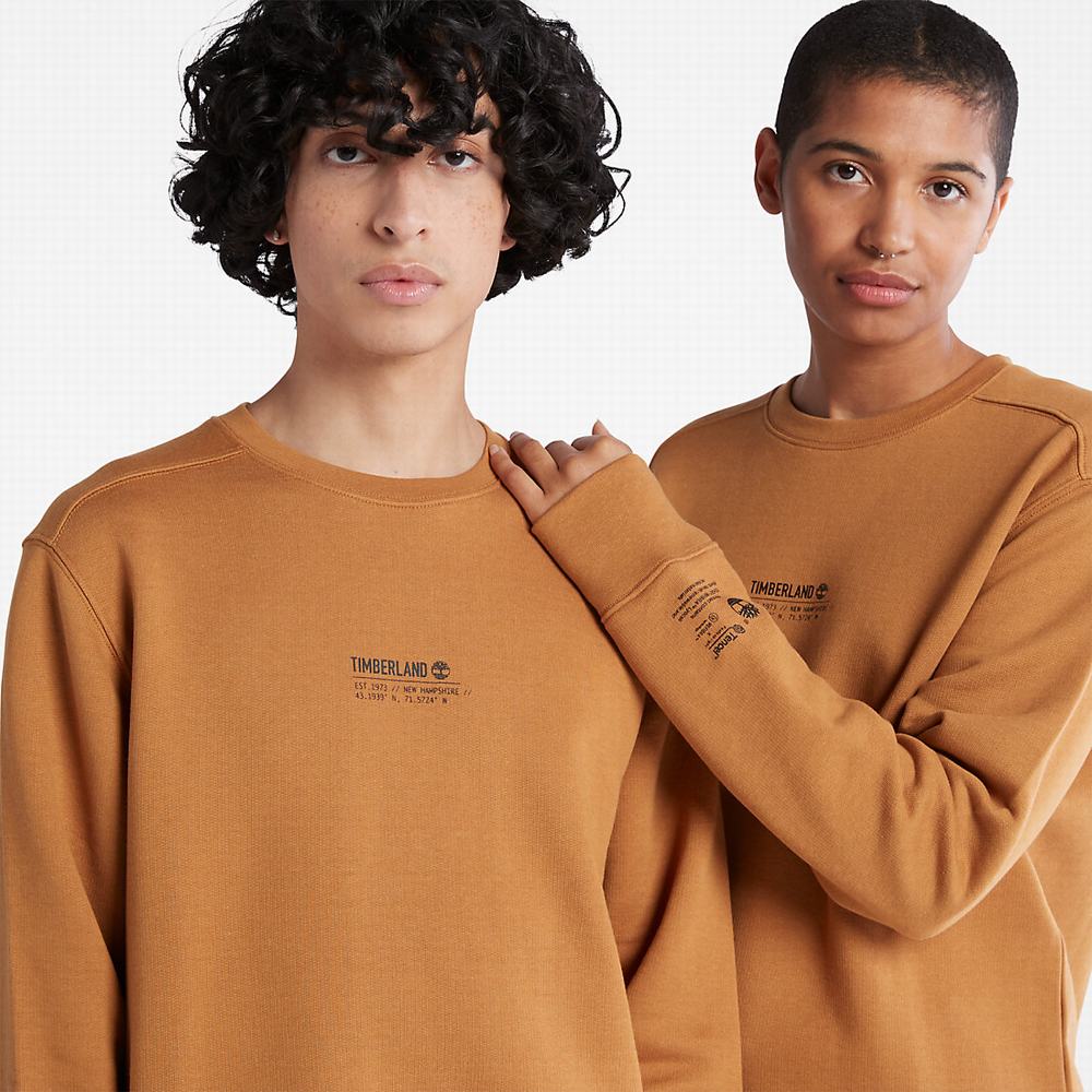 Timberland Luxe Konfor Essentials Raglan Refibra™ Tişörtü Erkek Açık Kahverengi | TR-8154S