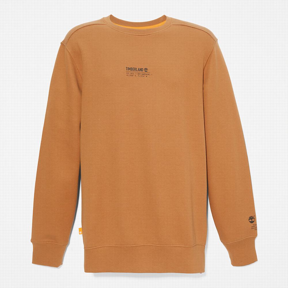 Timberland Luxe Konfor Essentials Raglan Refibra™ Tişörtü Erkek Açık Kahverengi | TR-8154S