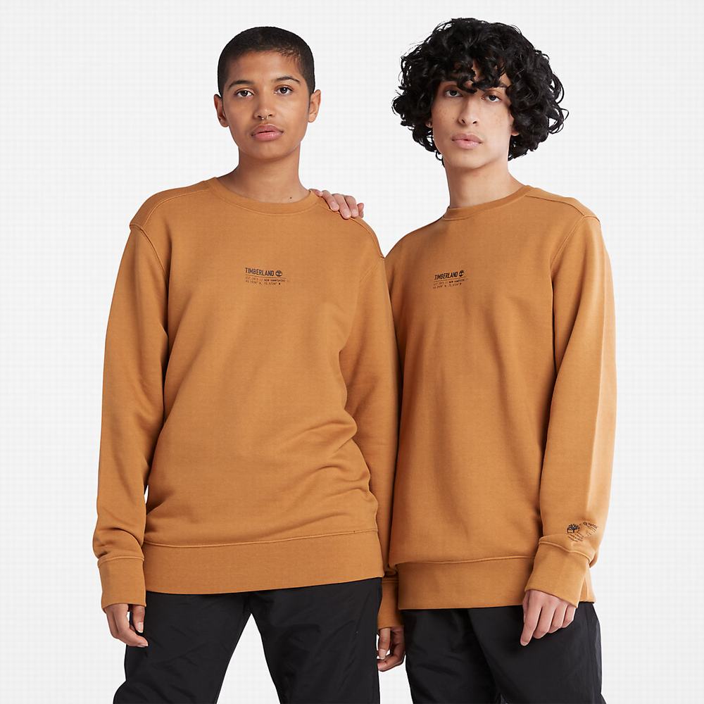 Timberland Luxe Konfor Essentials Raglan Refibra™ Tişörtü Erkek Açık Kahverengi | TR-8154S