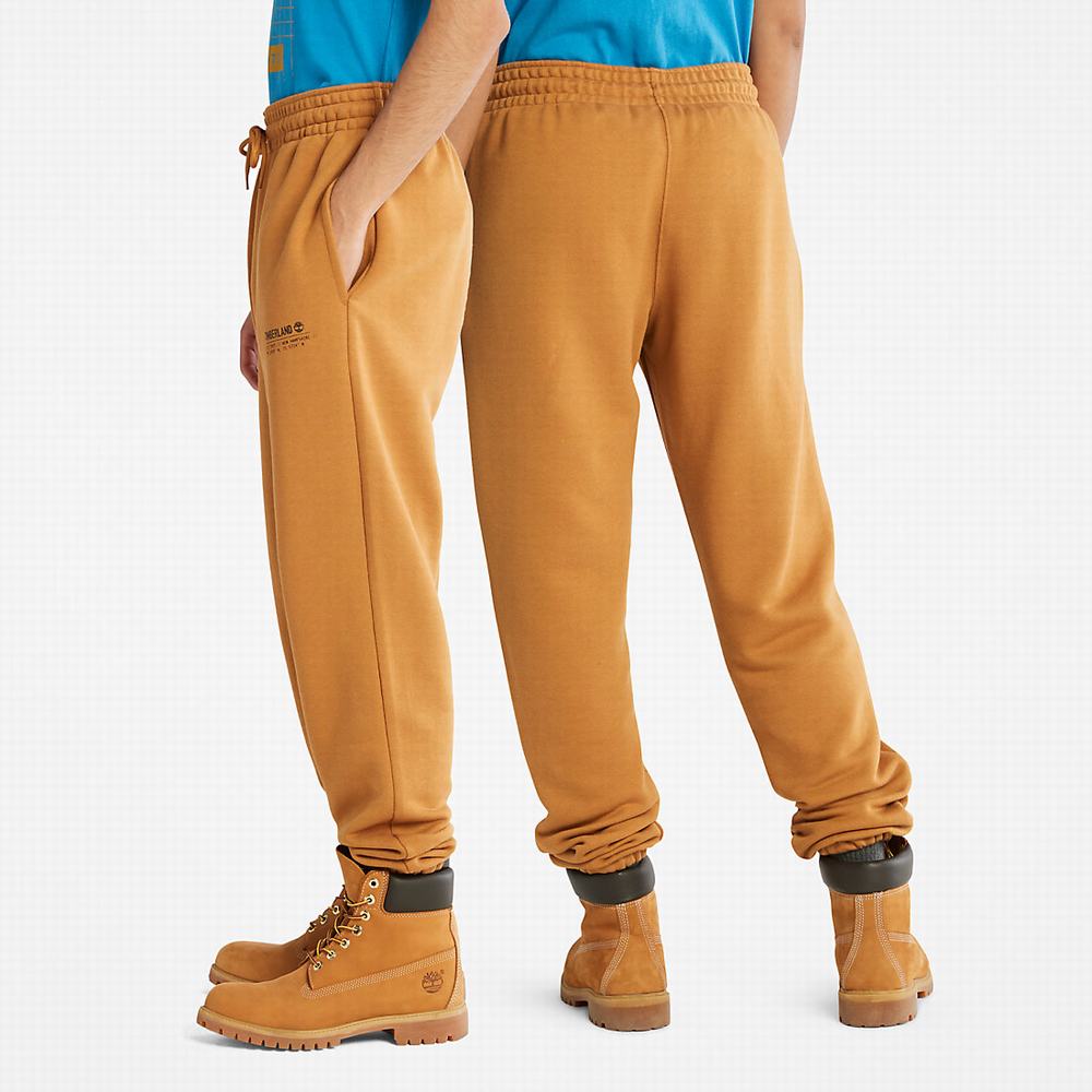 Timberland Luxe Konfor Essentials Refibra™ Tracksuit Bottoms Jogger Pantolon Erkek Açık Kahverengi | TR-5286N