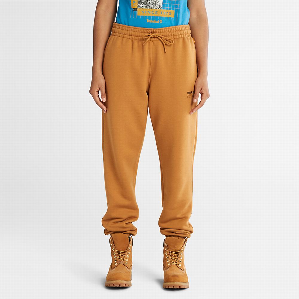 Timberland Luxe Konfor Essentials Refibra™ Tracksuit Bottoms Jogger Pantolon Erkek Açık Kahverengi | TR-5286N
