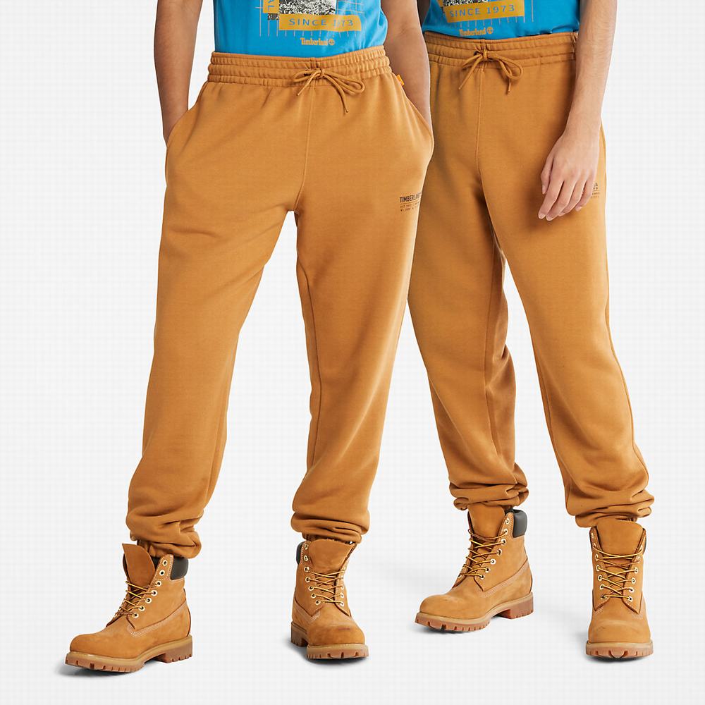 Timberland Luxe Konfor Essentials Refibra™ Tracksuit Bottoms Jogger Pantolon Erkek Açık Kahverengi | TR-5286N