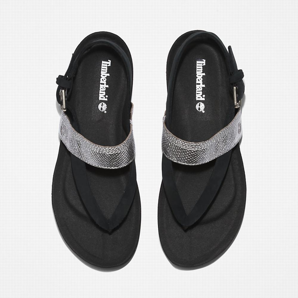 Timberland Malibu Beach Flip-Flop Sandalet Kadın Siyah | TR-3750A