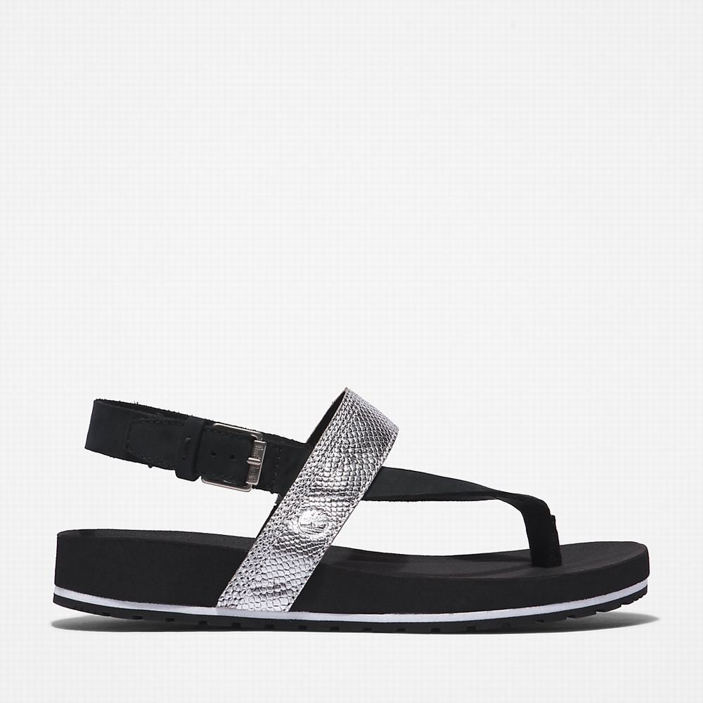 Timberland Malibu Beach Flip-Flop Sandalet Kadın Siyah | TR-3750A