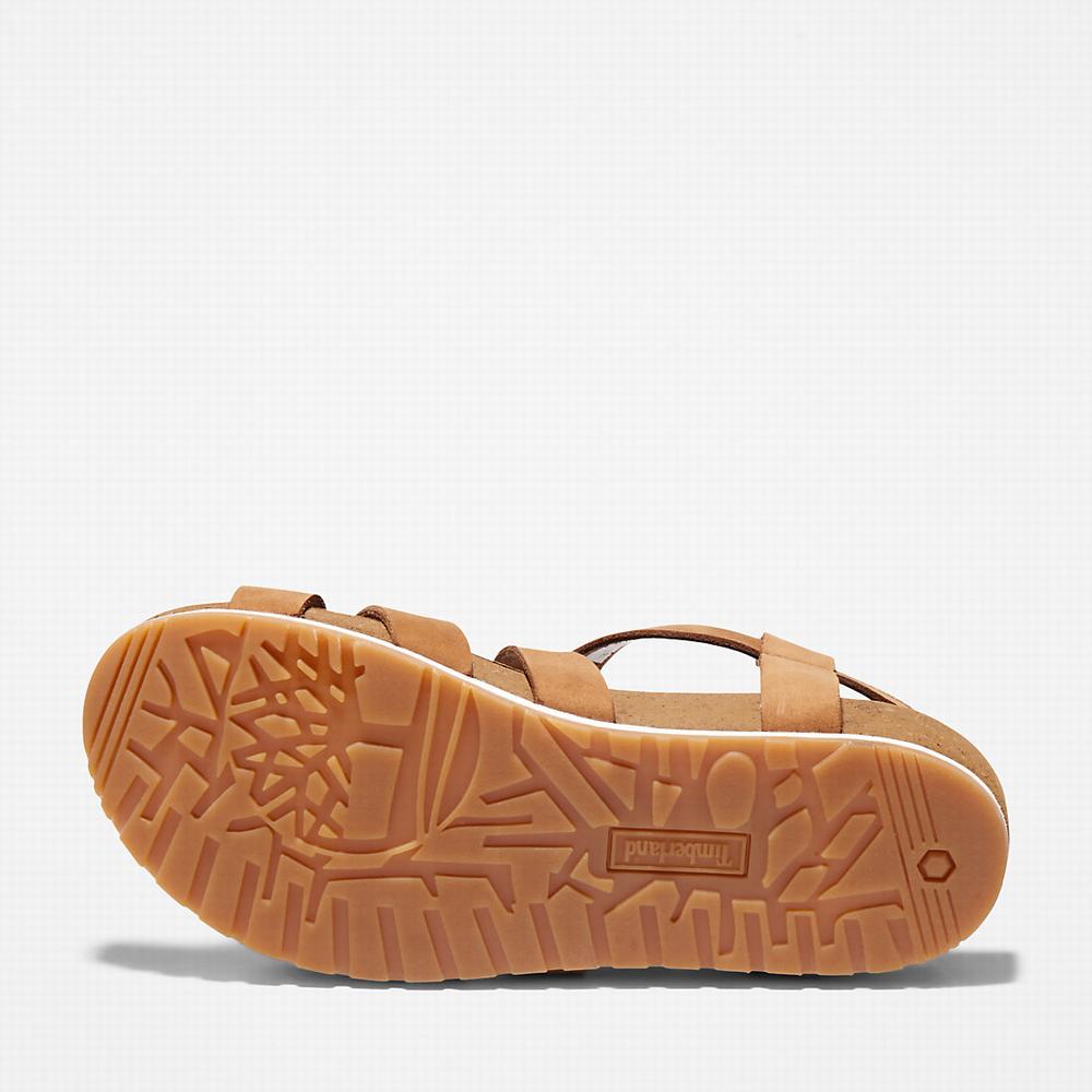 Timberland Malibu Waves Ankle Askılı Sandalet Kadın Kahverengi | TR-8953V