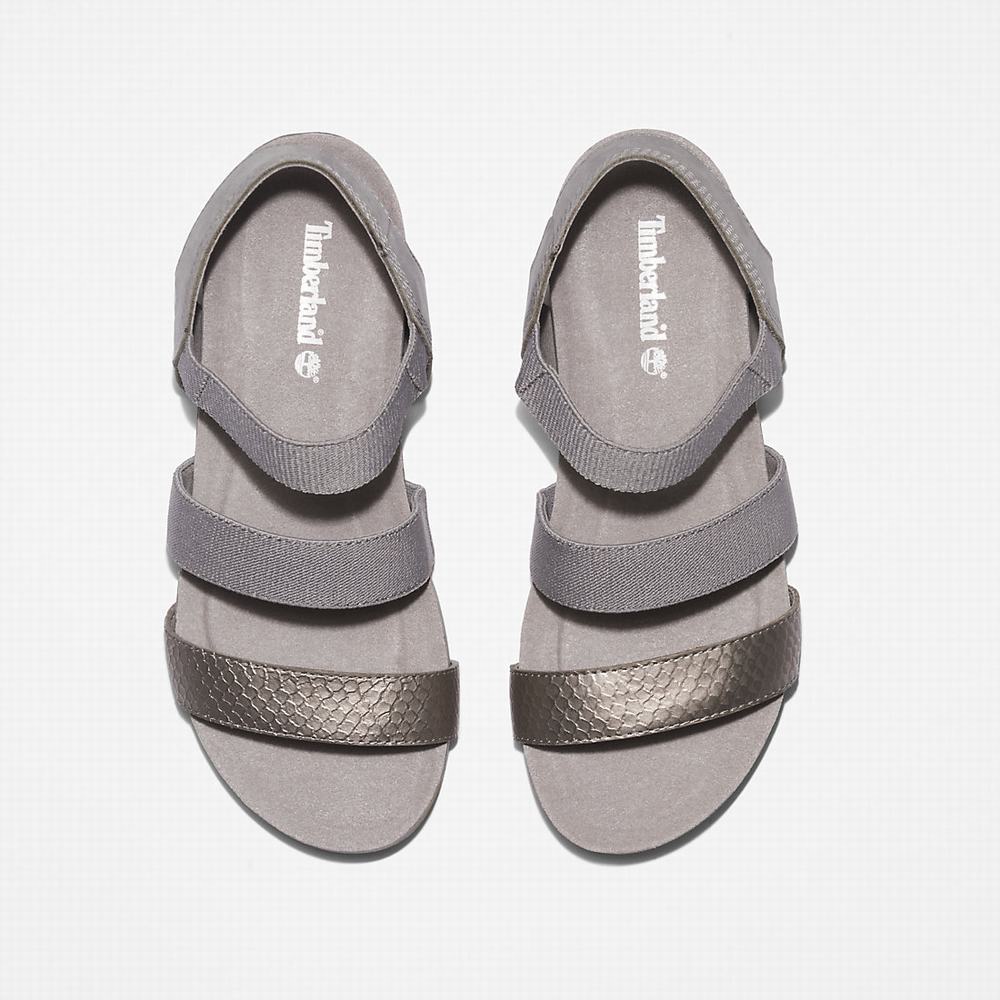 Timberland Malibu Waves Ankle-strap Sandalet Kadın Gri | TR-0145R