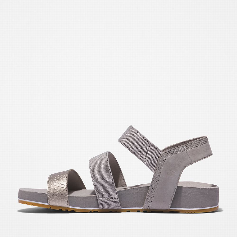 Timberland Malibu Waves Ankle-strap Sandalet Kadın Gri | TR-0145R