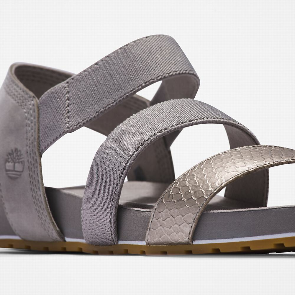 Timberland Malibu Waves Ankle-strap Sandalet Kadın Gri | TR-0145R