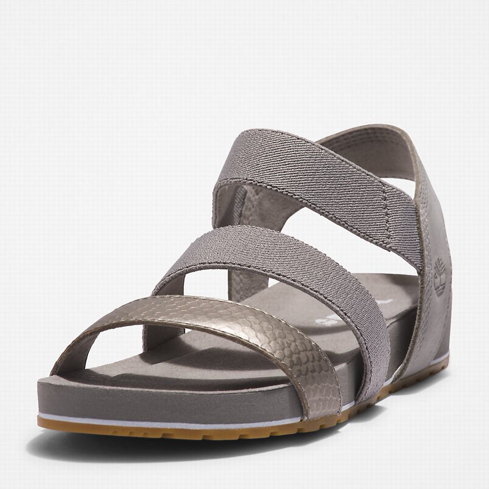 Timberland Malibu Waves Ankle-strap Sandalet Kadın Gri | TR-0145R