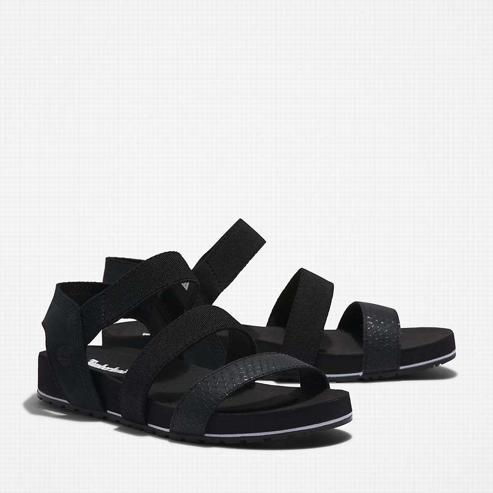 Timberland Malibu Waves Ankle-strap Sandalet Kadın Siyah | TR-8420T
