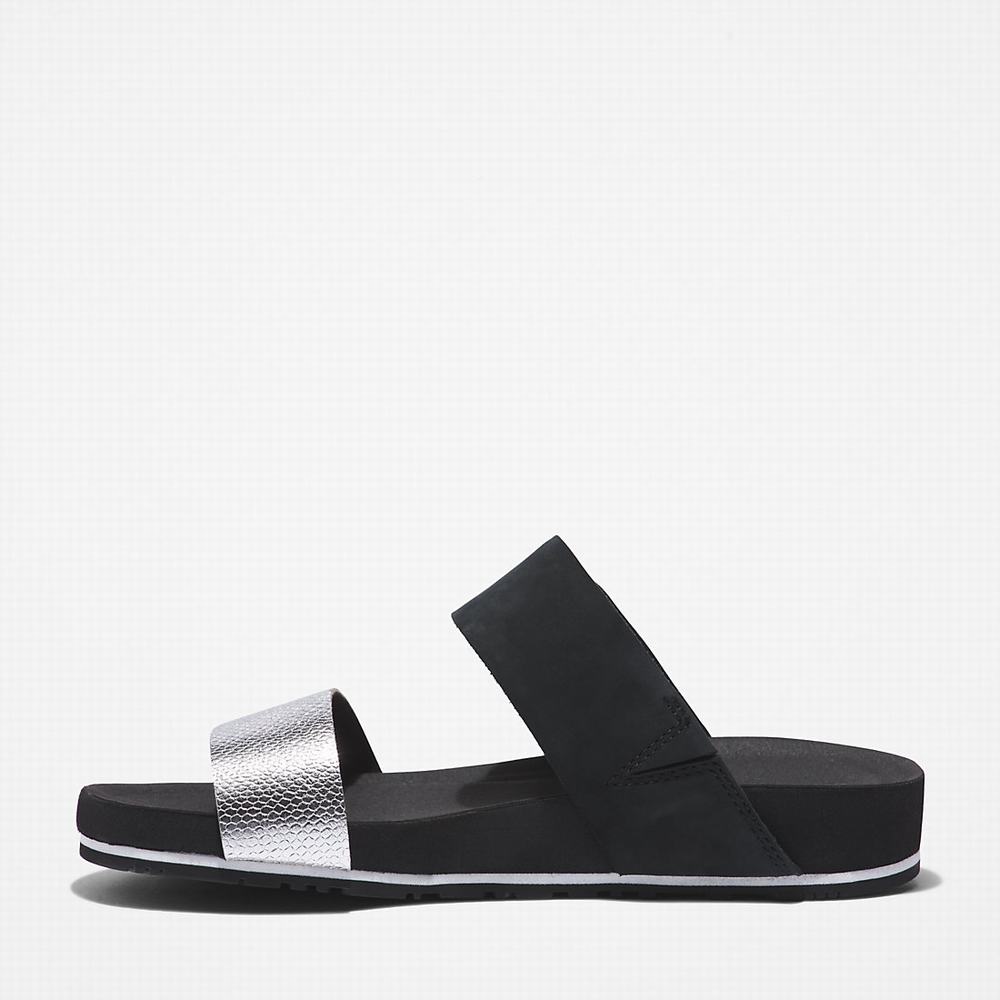 Timberland Malibu Waves Terlik Sandalet Kadın Siyah | TR-6358E