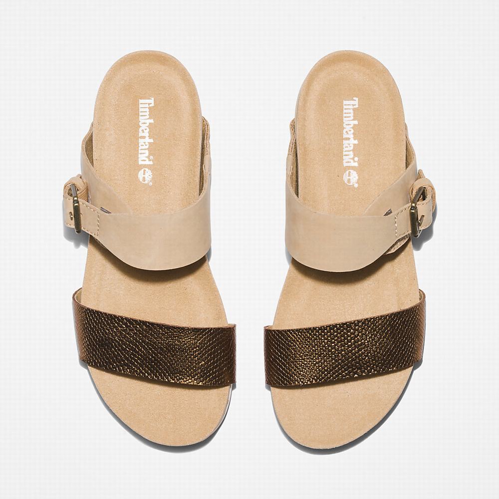 Timberland Malibu Waves Terlik Sandalet Kadın Bej Rengi | TR-7095W