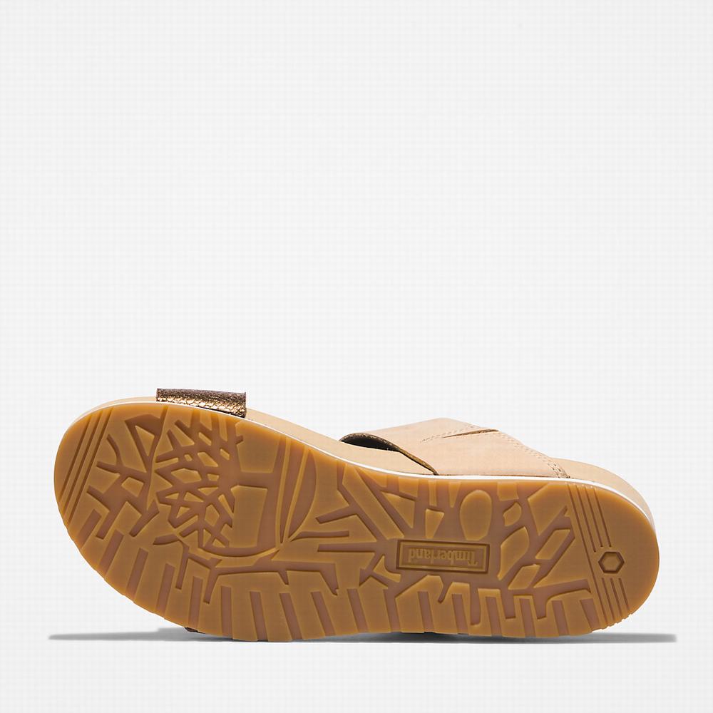 Timberland Malibu Waves Terlik Sandalet Kadın Bej Rengi | TR-7095W