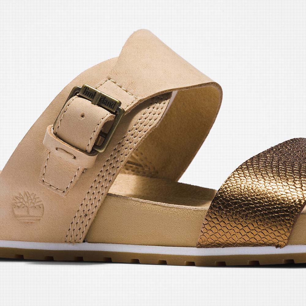 Timberland Malibu Waves Terlik Sandalet Kadın Bej Rengi | TR-7095W