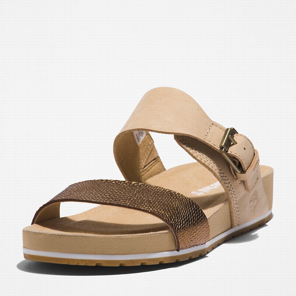 Timberland Malibu Waves Terlik Sandalet Kadın Bej Rengi | TR-7095W