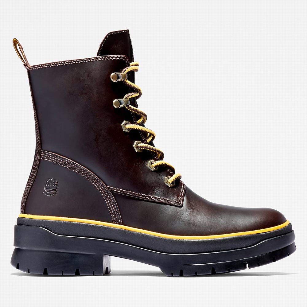 Timberland Malynn EK+ Mid Lace-Up Bot Kadın Koyu Kahverengi | TR-6937C