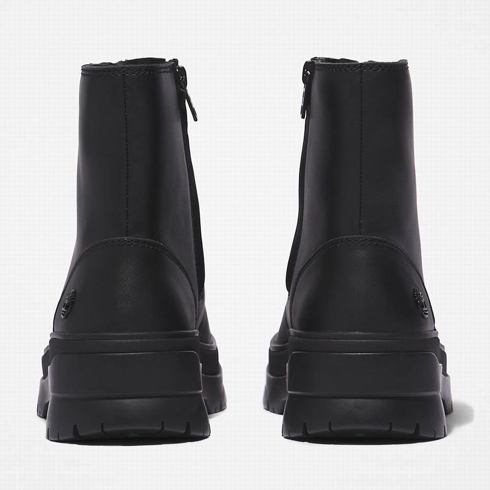 Timberland Malynn Front-zip Bot Kadın Siyah | TR-2059U