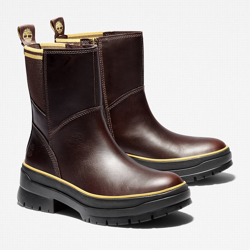 Timberland Malynn Side-zip Bot Kadın Kahverengi | TR-0741D