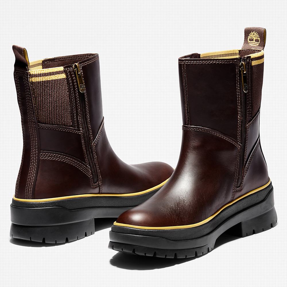 Timberland Malynn Side-zip Bot Kadın Kahverengi | TR-0741D