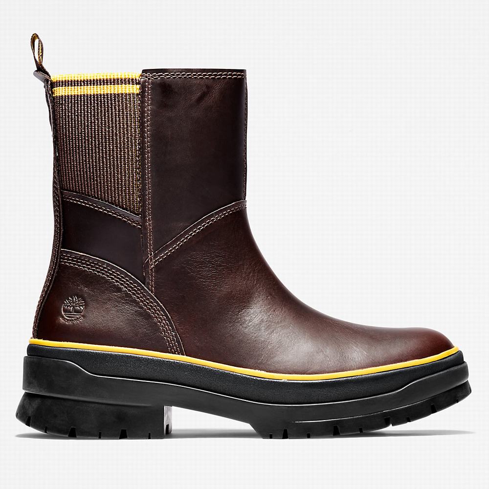 Timberland Malynn Side-zip Bot Kadın Kahverengi | TR-0741D