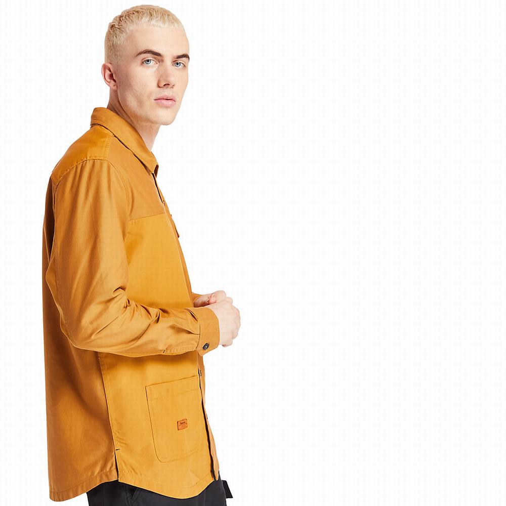 Timberland Mascoma River Overshirt Ceket Erkek Sarı | TR-2301M