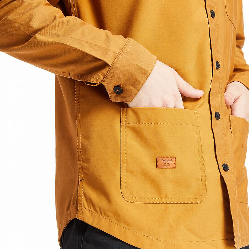 Timberland Mascoma River Overshirt Ceket Erkek Sarı | TR-2301M