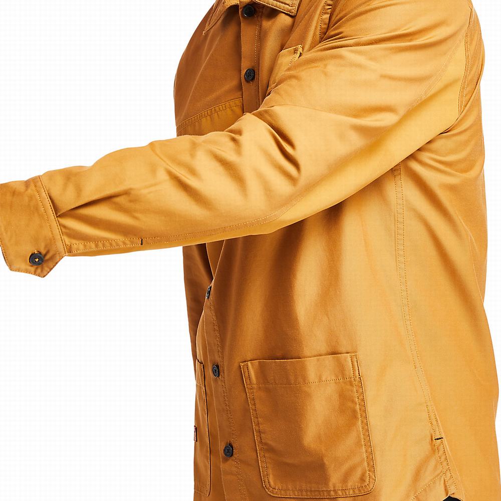 Timberland Mascoma River Overshirt Ceket Erkek Sarı | TR-2301M