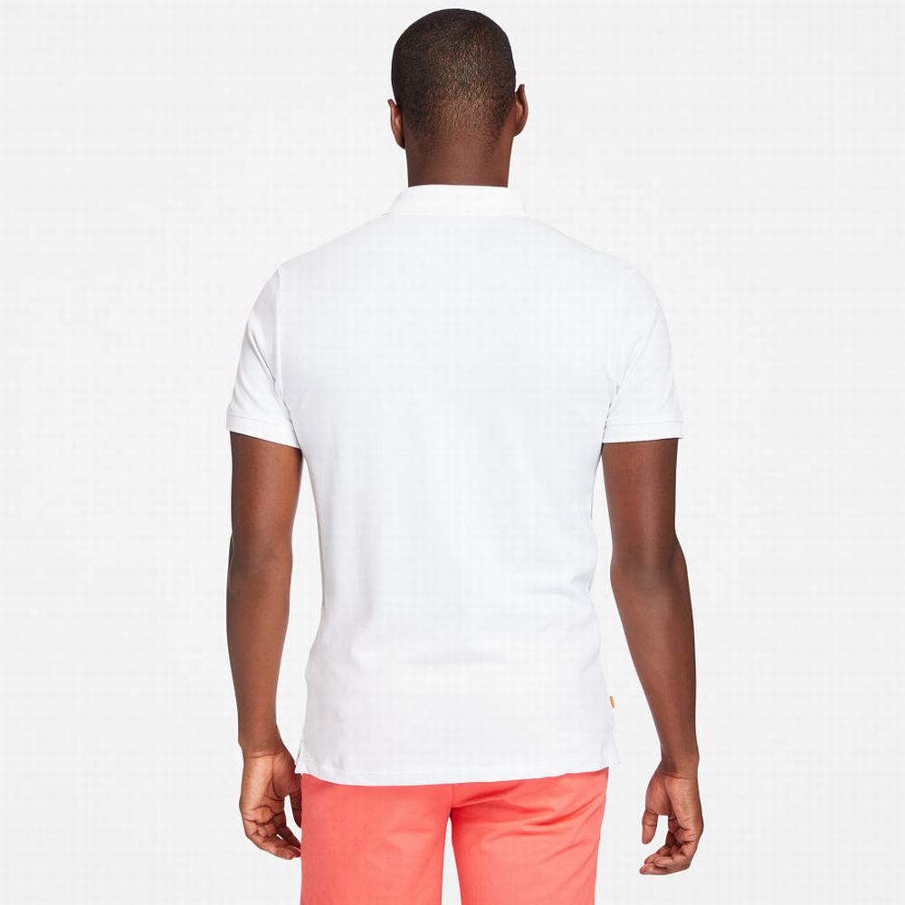 Timberland Merrymeeting River Polo Gömlek Erkek Beyaz | TR-0354G