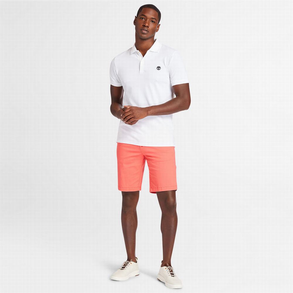 Timberland Merrymeeting River Polo Gömlek Erkek Beyaz | TR-0354G