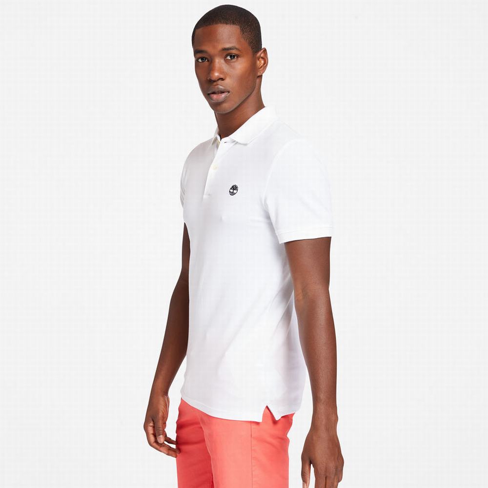 Timberland Merrymeeting River Polo Gömlek Erkek Beyaz | TR-0354G