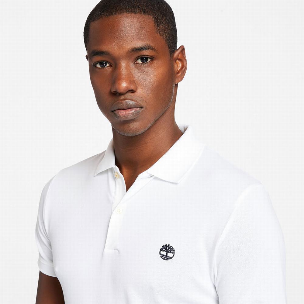 Timberland Merrymeeting River Polo Gömlek Erkek Beyaz | TR-0354G