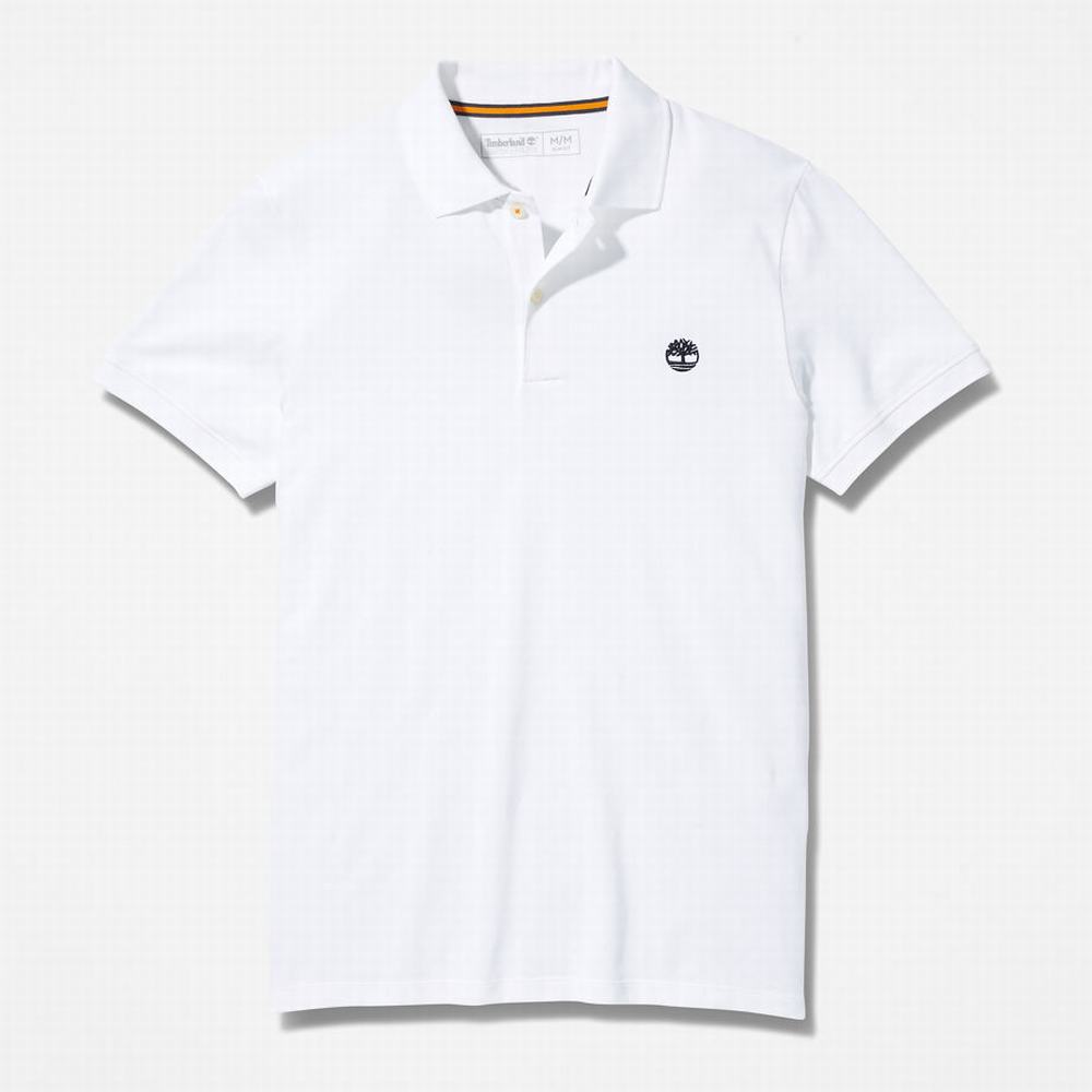 Timberland Merrymeeting River Polo Gömlek Erkek Beyaz | TR-0354G