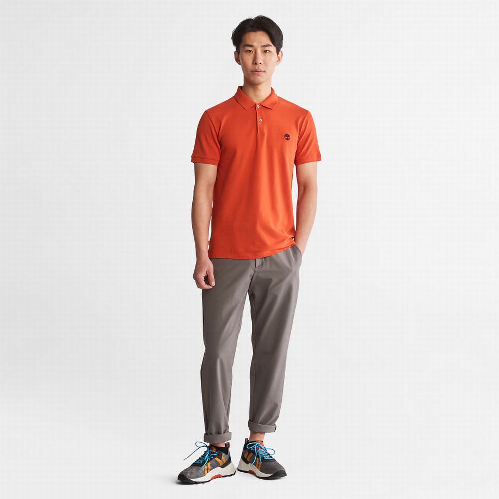 Timberland Merrymeeting River Polo Gömlek Erkek Turuncu | TR-7146U