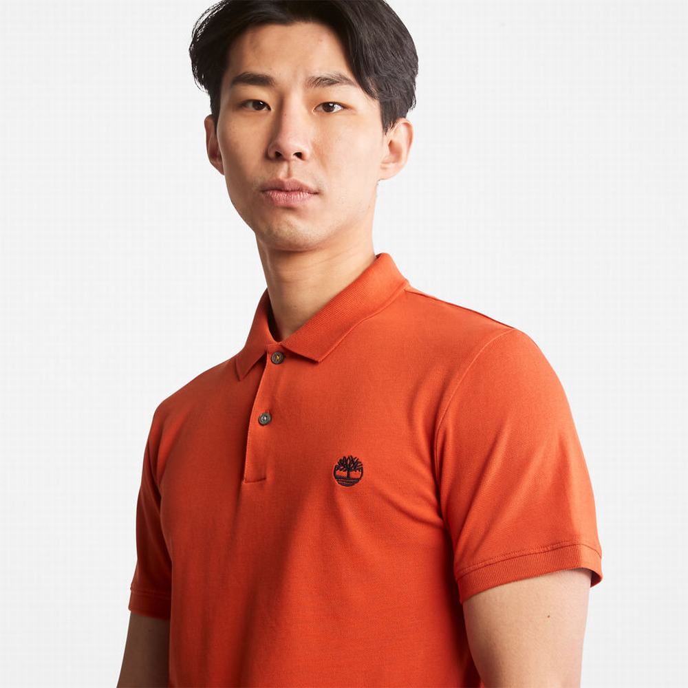 Timberland Merrymeeting River Polo Gömlek Erkek Turuncu | TR-7146U