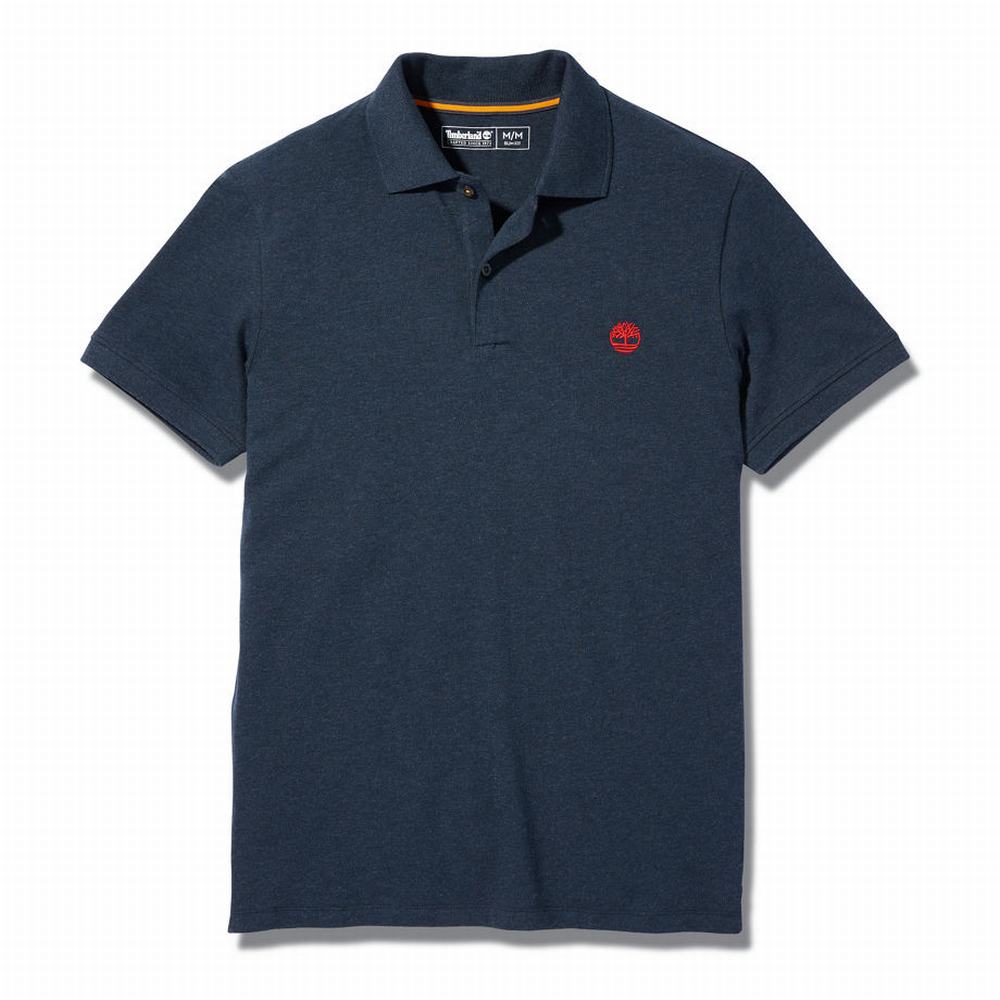 Timberland Merrymeeting River Polo Gömlek Erkek Lacivert | TR-7639F