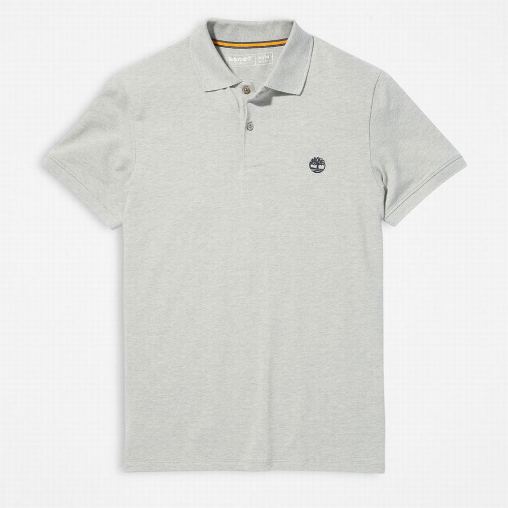 Timberland Merrymeeting River Polo Gömlek Erkek Gri | TR-8356H