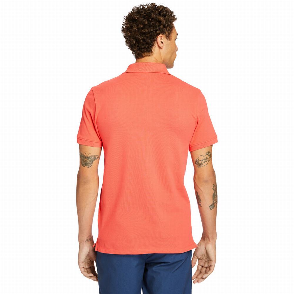 Timberland Merrymeeting River Polo Gömlek Erkek Kırmızı | TR-8524D