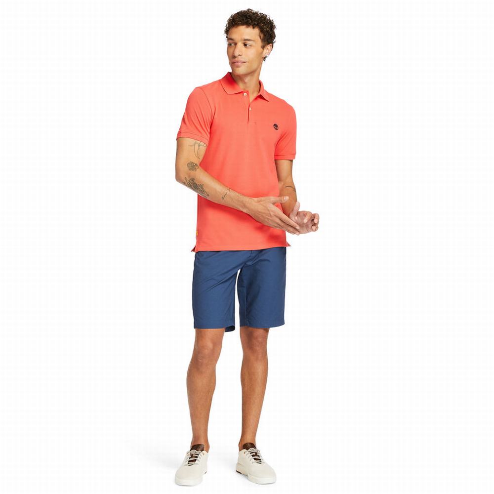 Timberland Merrymeeting River Polo Gömlek Erkek Kırmızı | TR-8524D