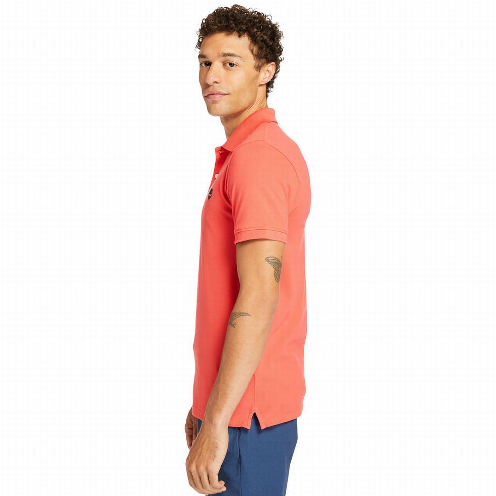 Timberland Merrymeeting River Polo Gömlek Erkek Kırmızı | TR-8524D