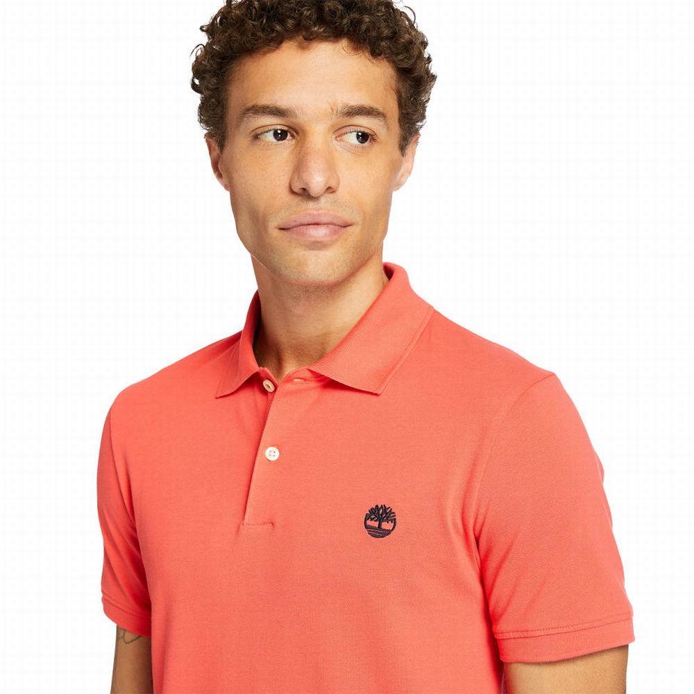 Timberland Merrymeeting River Polo Gömlek Erkek Kırmızı | TR-8524D