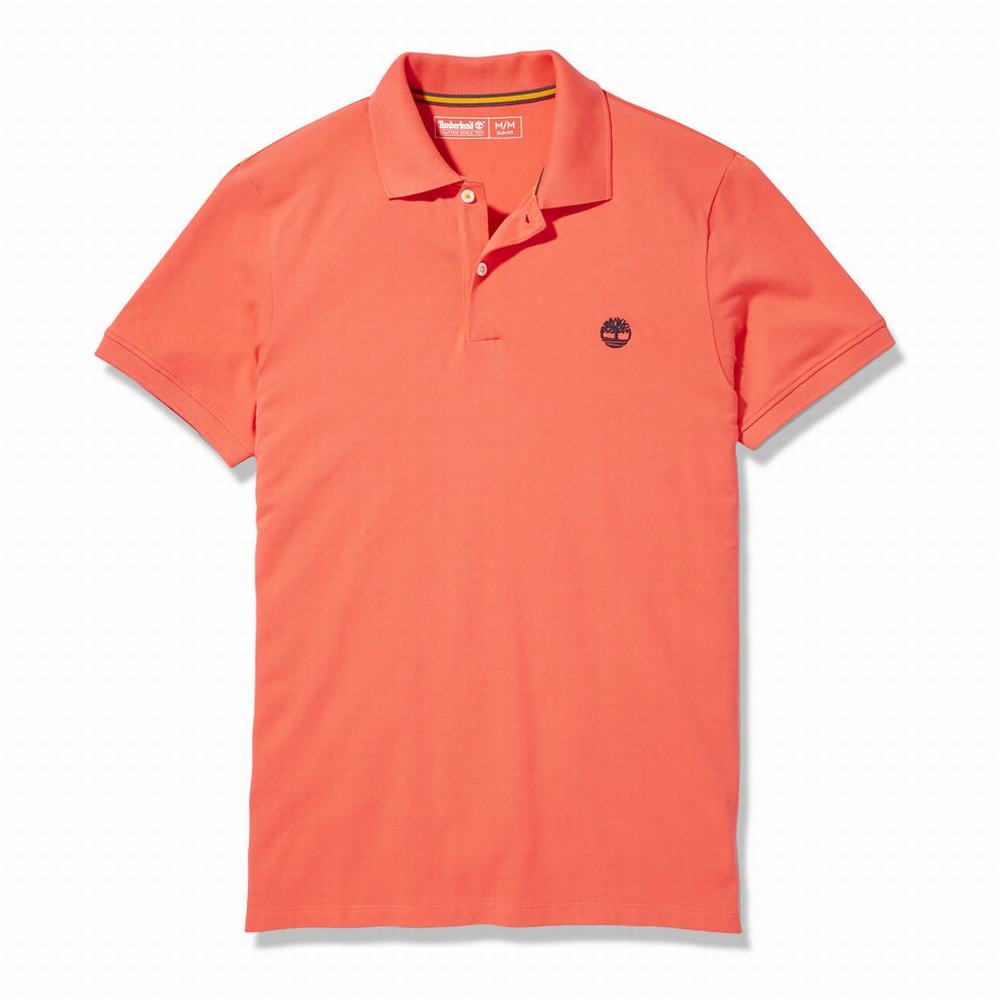 Timberland Merrymeeting River Polo Gömlek Erkek Kırmızı | TR-8524D