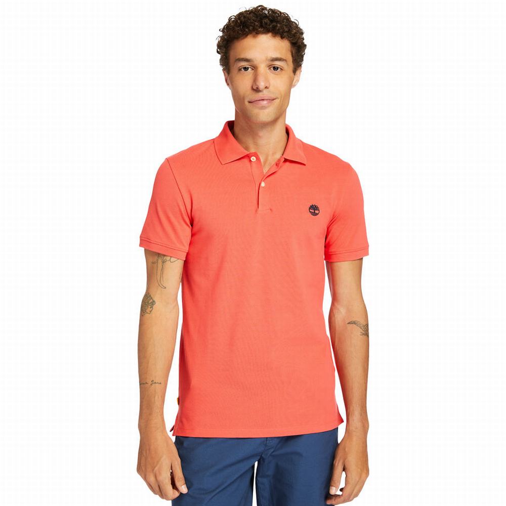 Timberland Merrymeeting River Polo Gömlek Erkek Kırmızı | TR-8524D