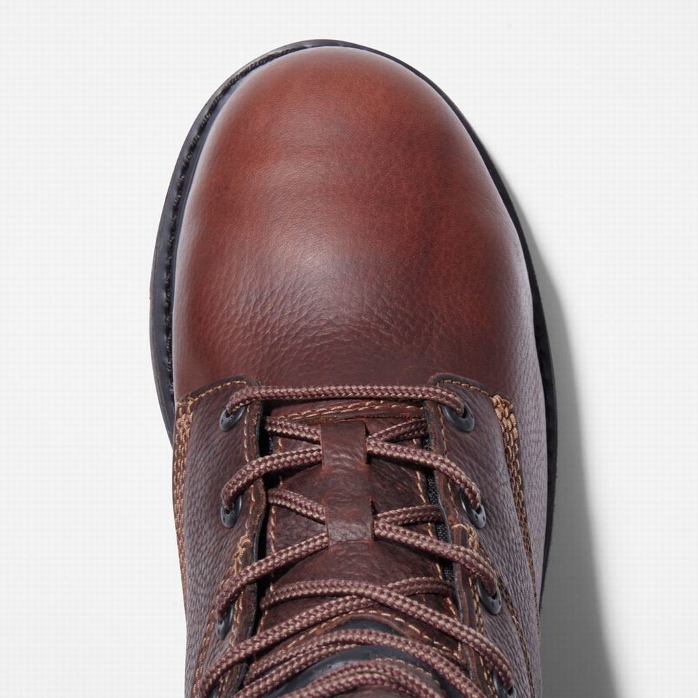 Timberland Met Guard Steel Burunlu Iş Botu Erkek Bordo | TR-6841Z