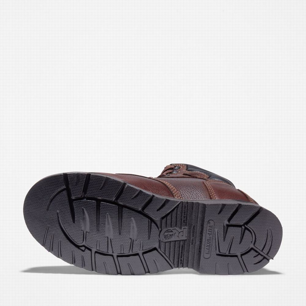 Timberland Met Guard Steel Burunlu Iş Botu Erkek Bordo | TR-6841Z